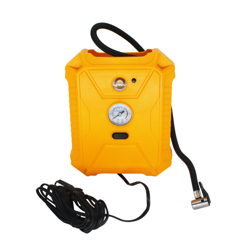 Auto tyre repair tool air compressor DC 12V car tyre air pump with light