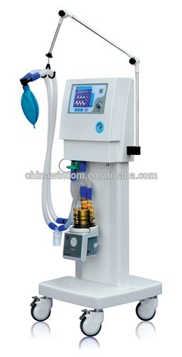 High Quality Movable Oxygen Medical Ventilator Equipment for ICU/Operating Room