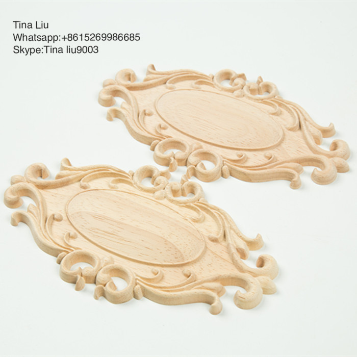 decorative furniture wood onlays appliques rosettes