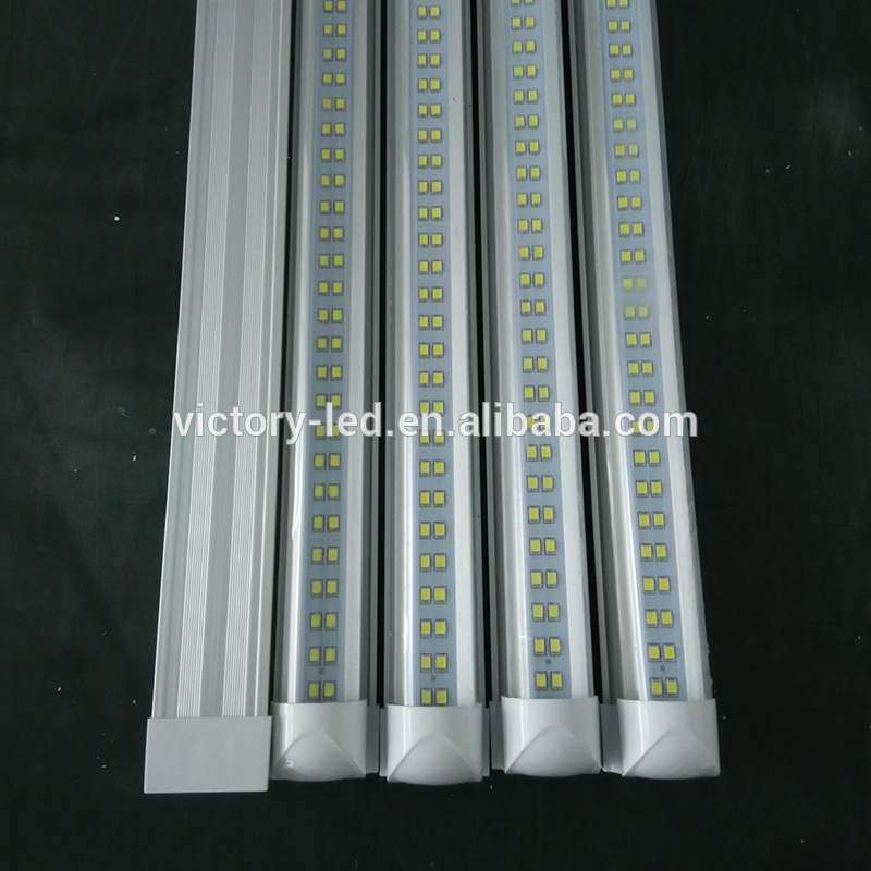 2400mm double row t8 60w integrated led tube light