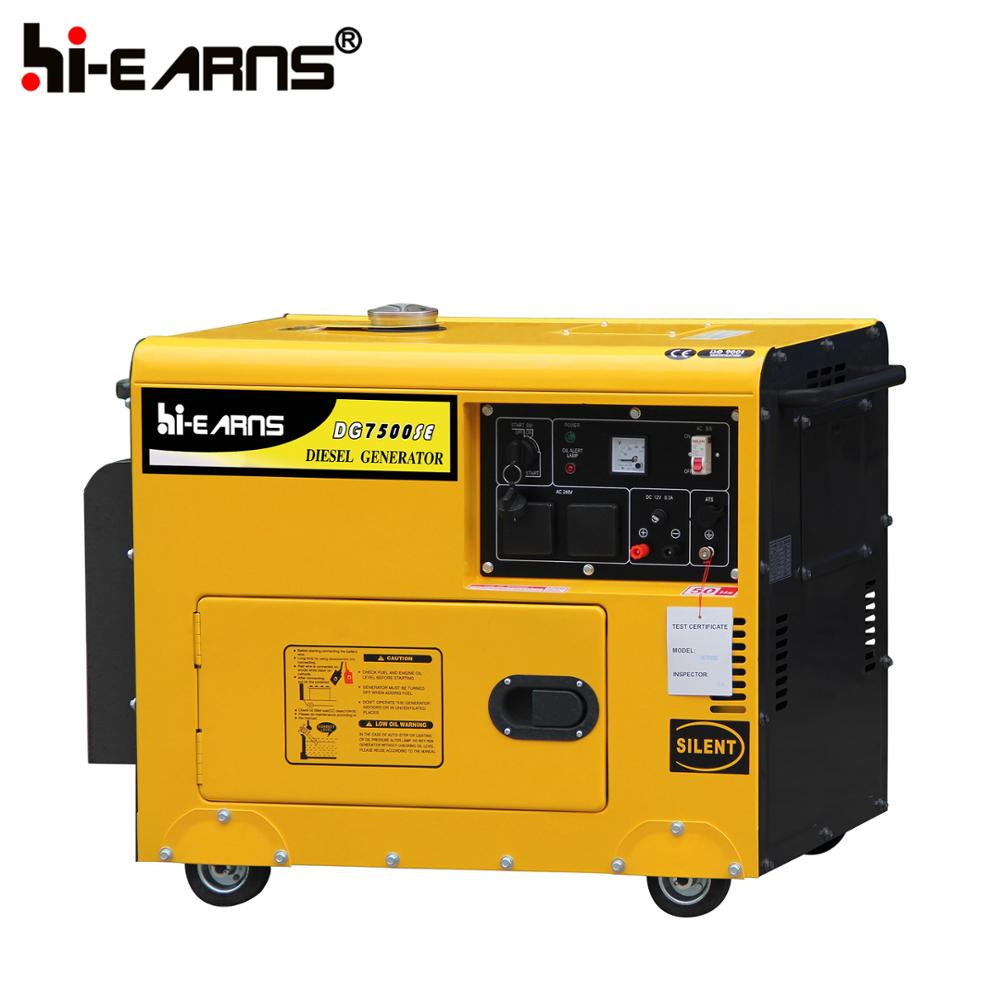 6KW air cooled portable diesel generator for sale