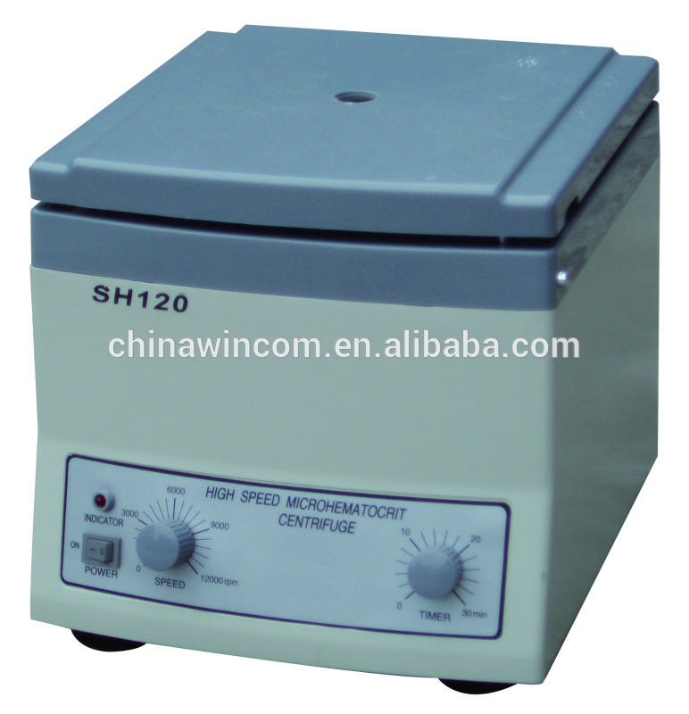High capacity medical laboratory micro hematocrit 0-12000rpm high speed centrifuge