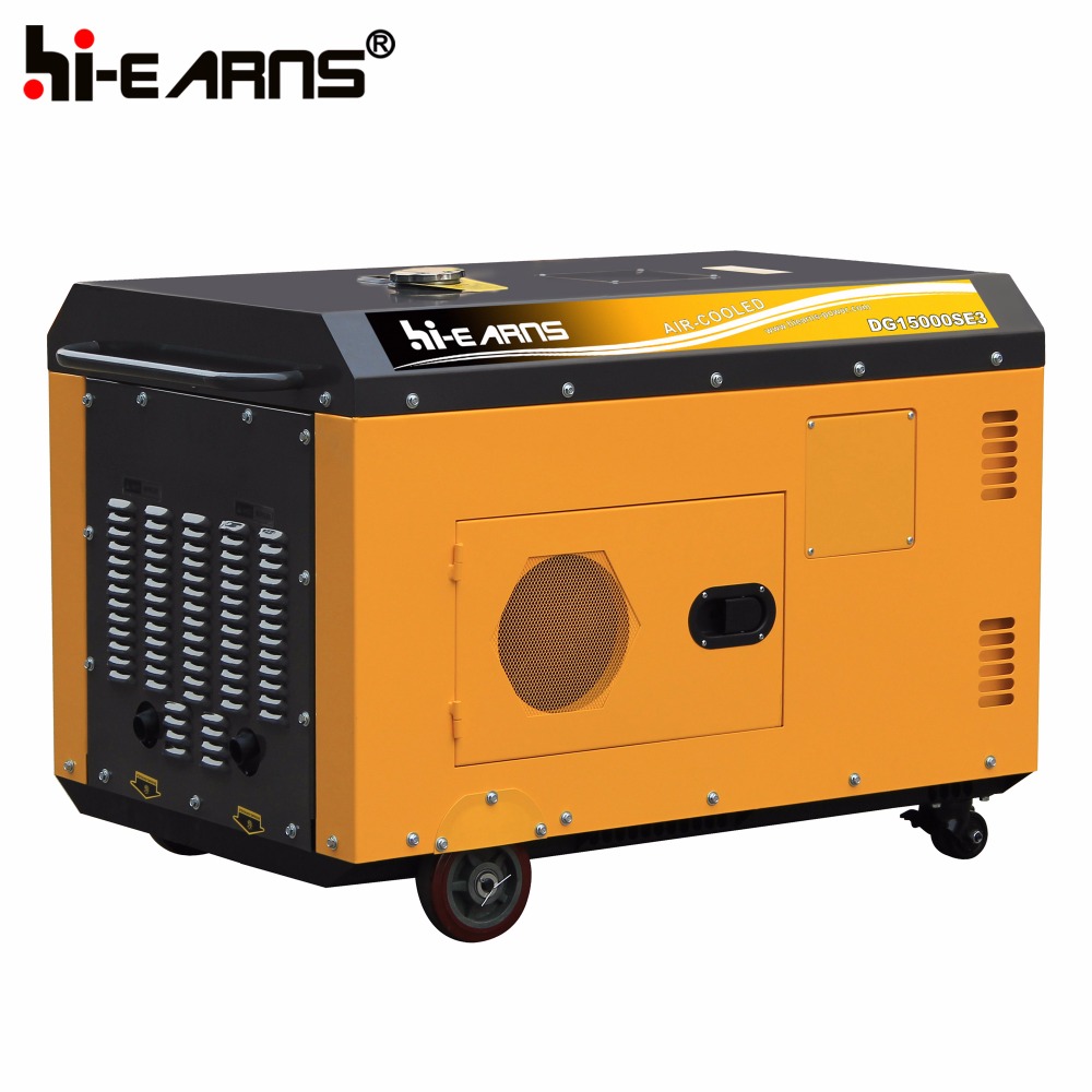 air cooled V-twin engine silent type diesel generator 10000 watt 3 phase