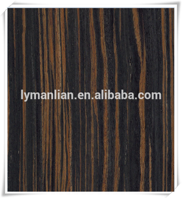 recon wood veneer black ebony wood