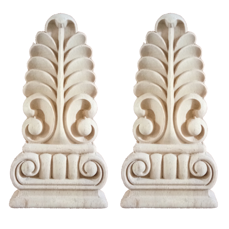 Europe type solid wood furniture decoration sculpture decals