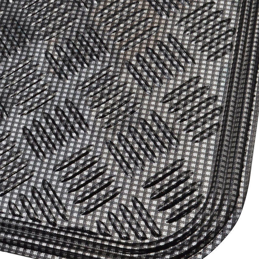 4 Piece Carbo Color Aluminium PVC Car Floor Mat