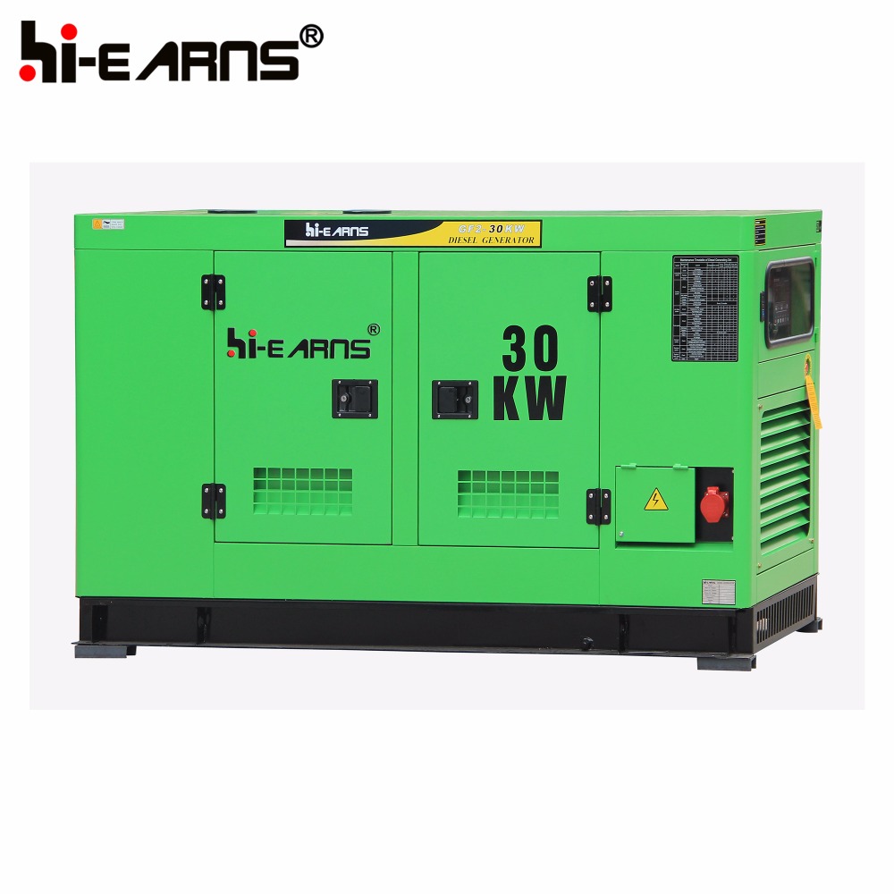 Water-cooled Chinese Weifang Huadong engine 30kw diesel generator