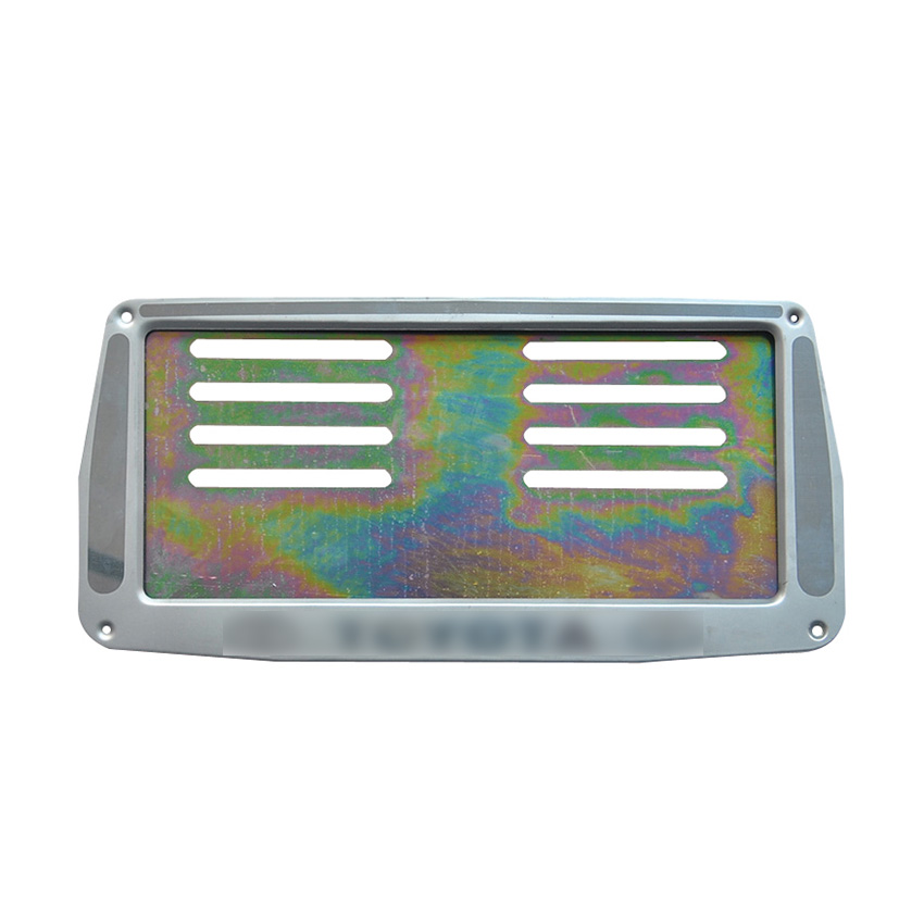 Stainless steel decoration custom car license plate