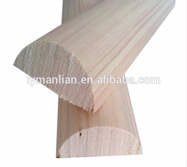 1/2 half moon wood moulding