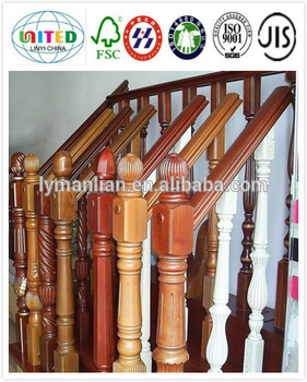 Red oak handrail antique cheap wooden handrail