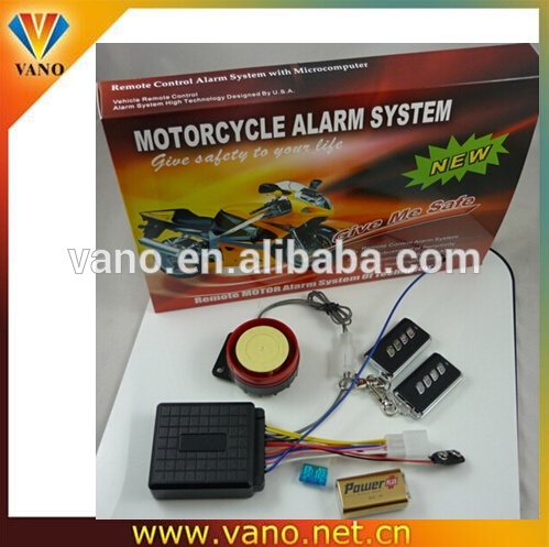 Waterproof security wireless smart security motorcycle alarm system