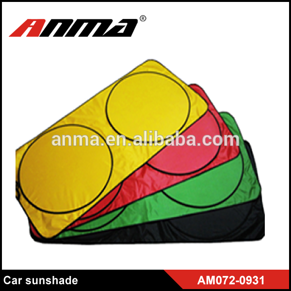 Nylon car sunshade, polyester taffeta sunshade, customized print