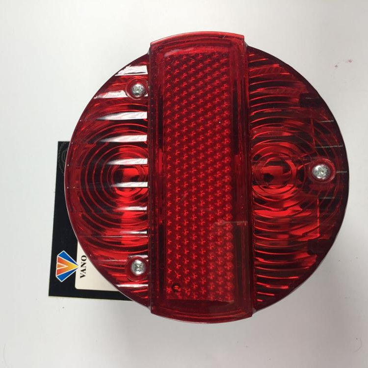red 12v round MZ simson motorcycle  tail lamp