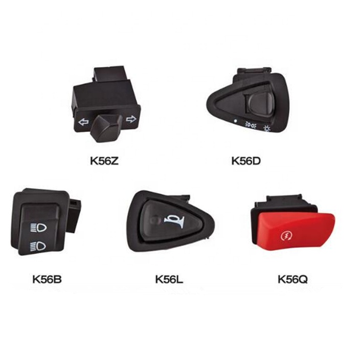 All Kinds of Waterproof Push Button Switch for Motorcycle / Scooter / ATV / Dirt Bike