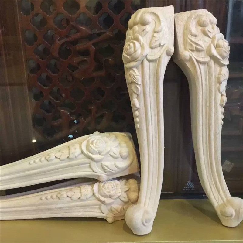 Carved Antique Wooden Table Furniture Legs