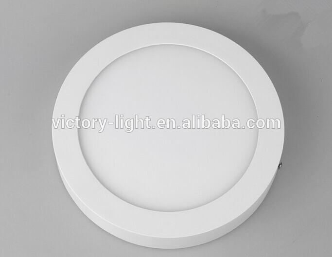 Free Shipping 12W/18W/24W Round/Square Led Panel Light Surface Mounted Downlight Lighting Led Ceiling Down Lights Ac85-265V