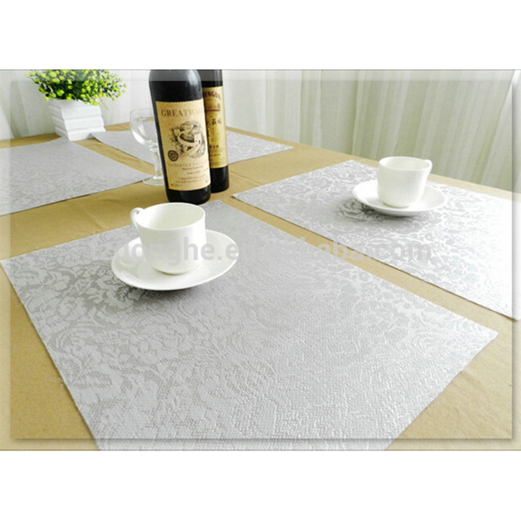 Tabletex insulation waterproof custom printed pvc woven placemat