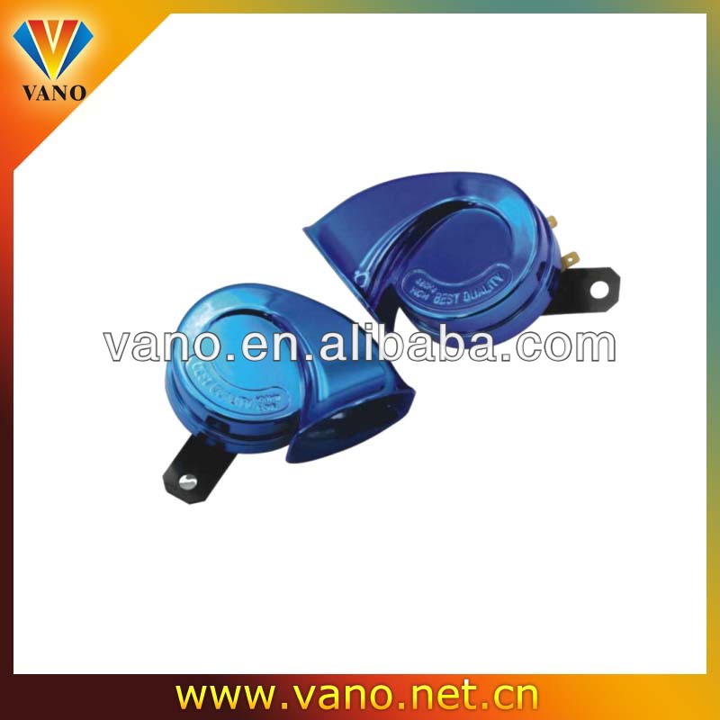Hot sale metal blue motorcycle electric horn
