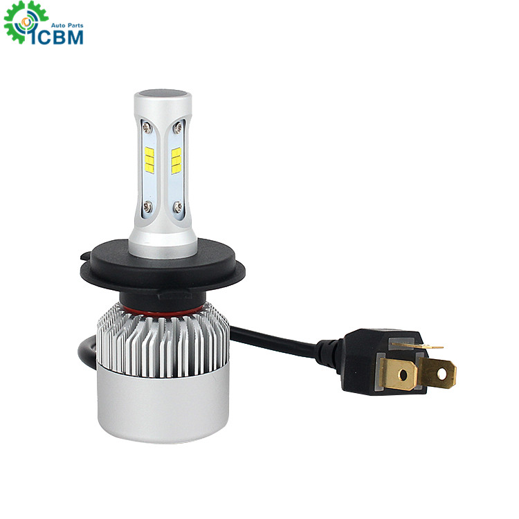 car led headlight bulb S2-H4 hi li beam led 8000lm 13 led t10