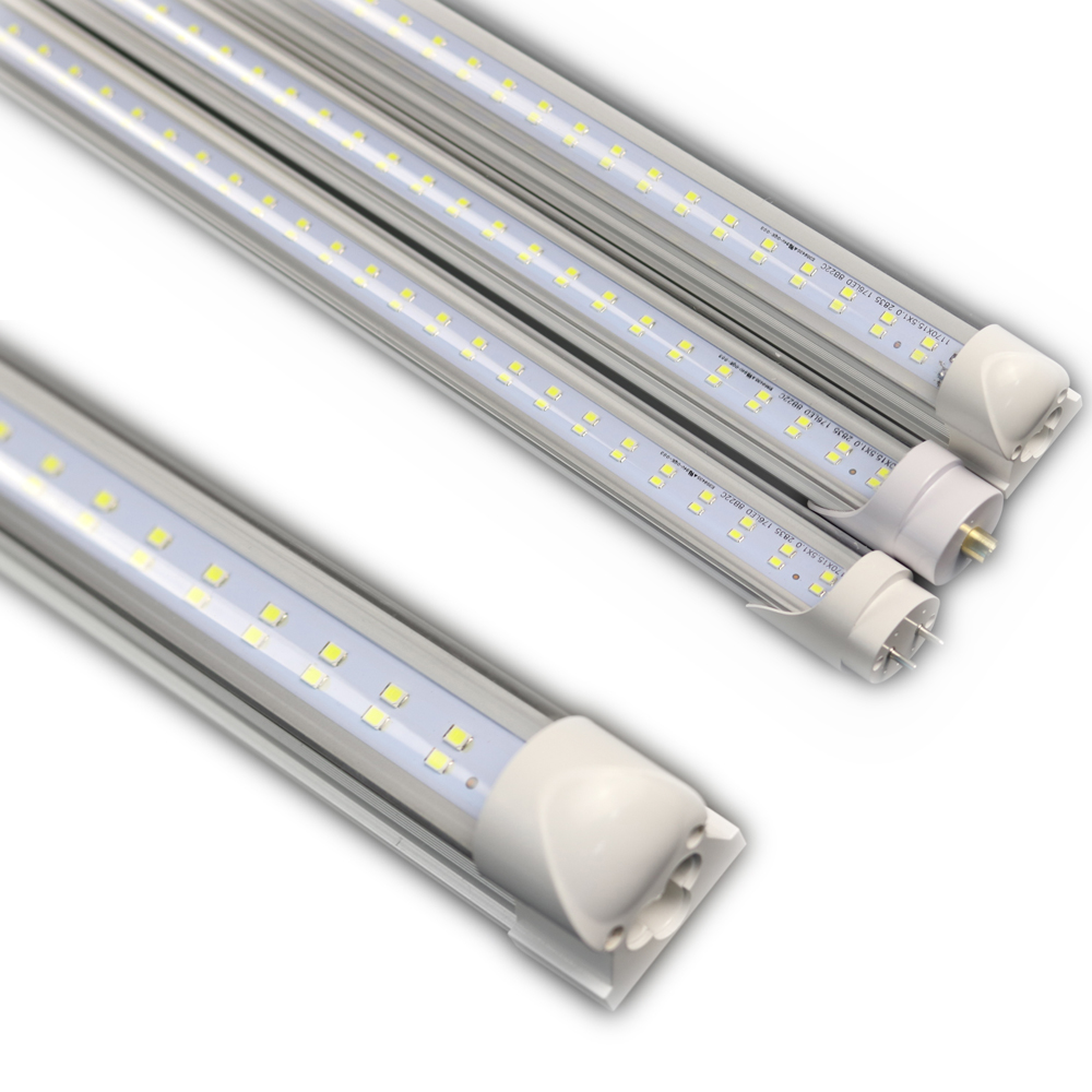 LIGHTING Double Row 4ft Led Tube Light Integrated T8 Clear/Milky Cover 4ft LED Tube Lights 3 Year Warranty 28W UL CE ROHS Tube