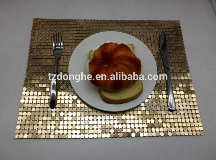 Tabletex Insulation wholesale gold pvc placemat