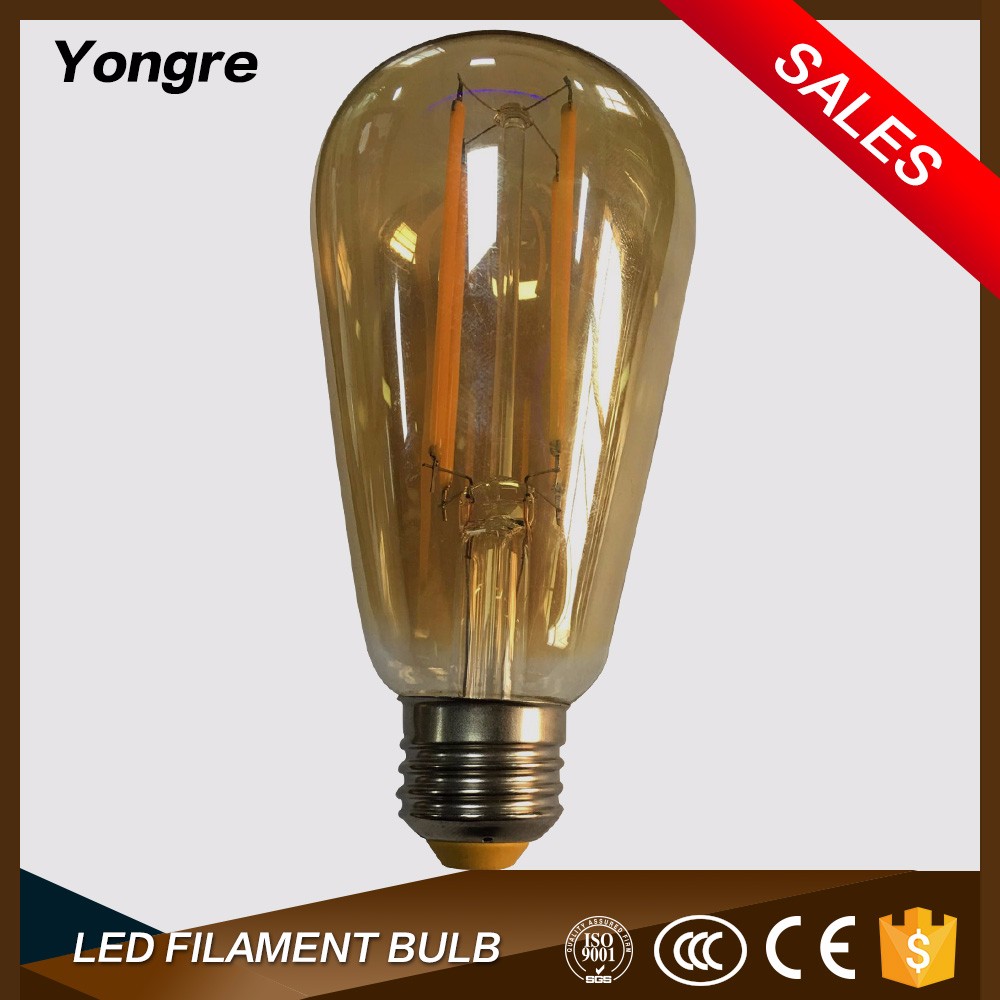 Factory price ST64 edison bulb vintage, 25W 40W 60W Edison Lamp, E26 E27 Edison Bulb