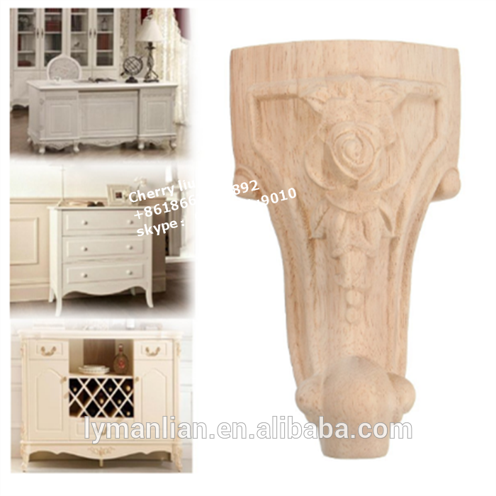 Solid Wood Carved Dining Table Legs Furniture Carved Legs