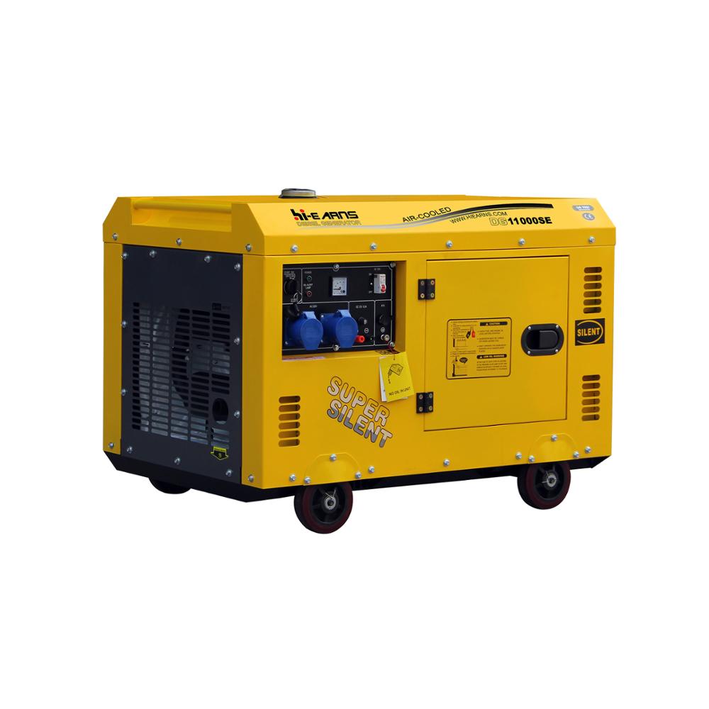 7KW 8KW single cylinder 198 engine air cooled silent diesel generator