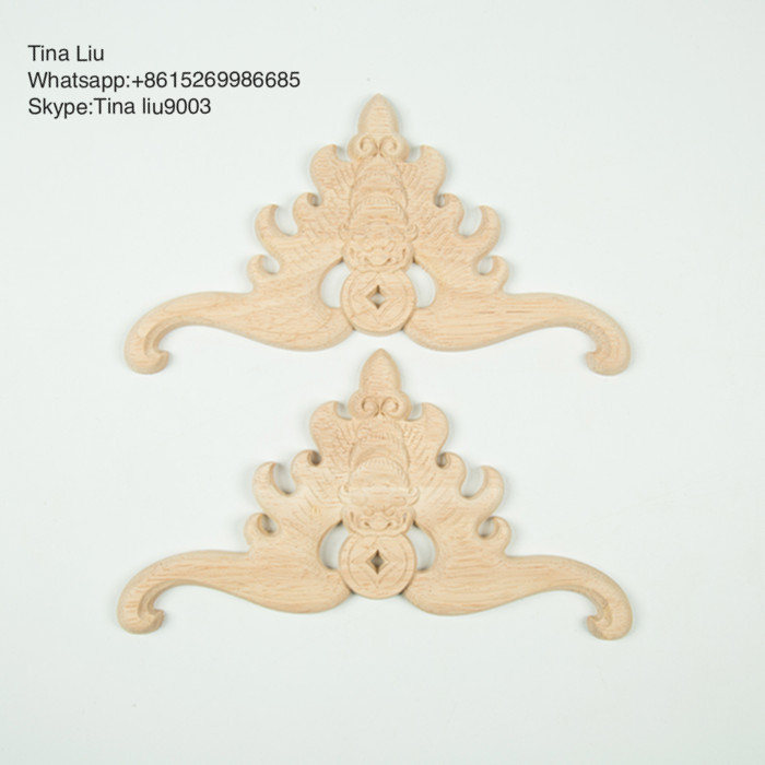 decorative wood craft furniture onlays appliques