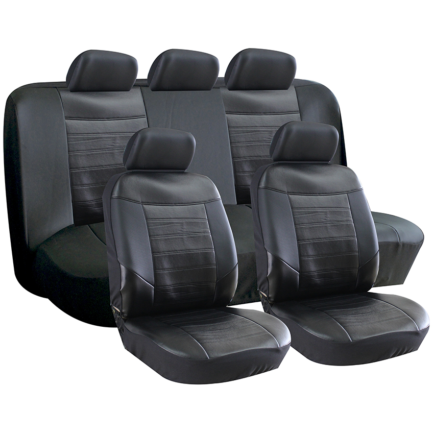 Full set waterproof  PVC leather car seat cover set
