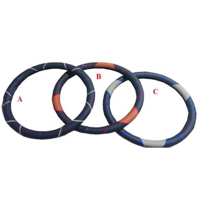 High quality genuine leather car steering wheel cover