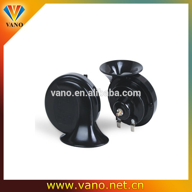 Hign quality 12V, 24V motorcycle disc horns, motorcycle audio speaker horn