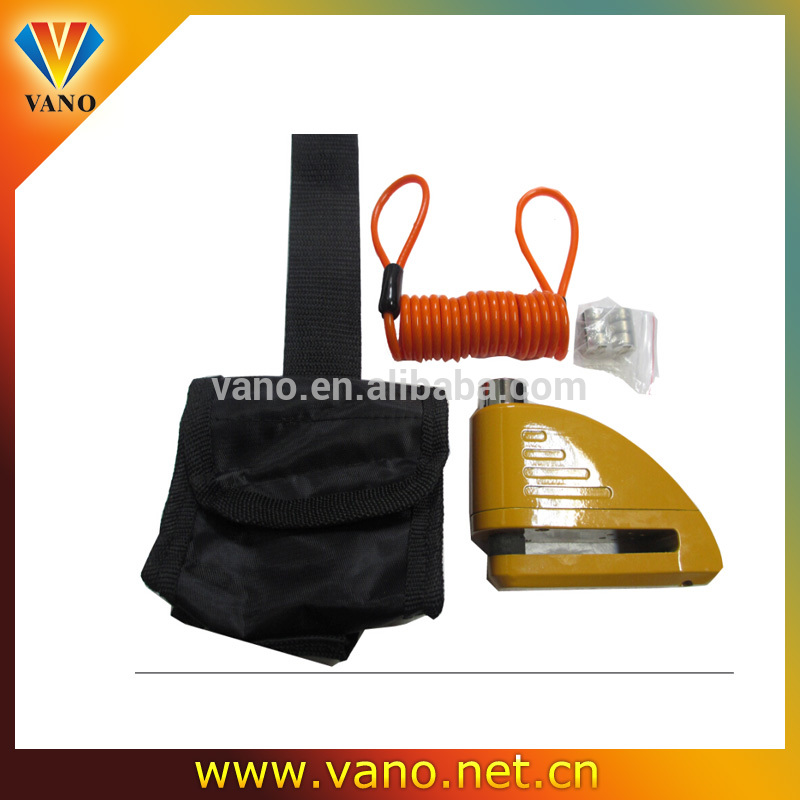 Anti-Theft bike siren motorcycle alarm disc lock