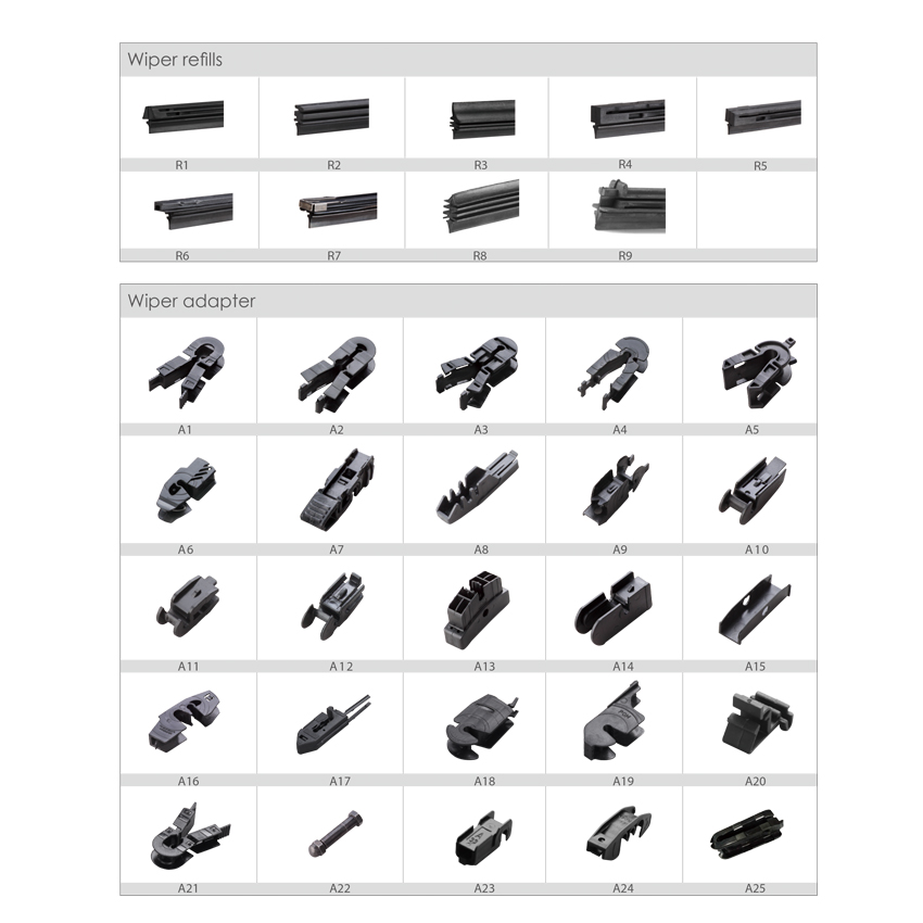Frameless Type Wiper Blades Windshield wiper refill accessories car accessories universal durable soft wiper blade