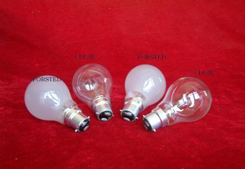 110-130v A60  b22 incandescent  lamp and clear incandescent bulbs