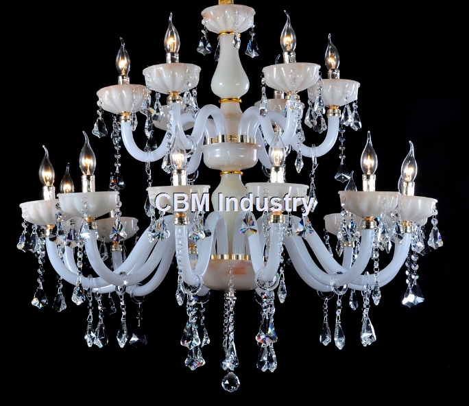 2016 Pop red crystal chandelier , crystal imitation chandelier , shell chandelier