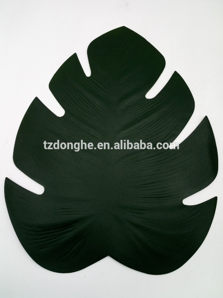 Tabletex custom EVA leaf shaped foam placemat and coasters