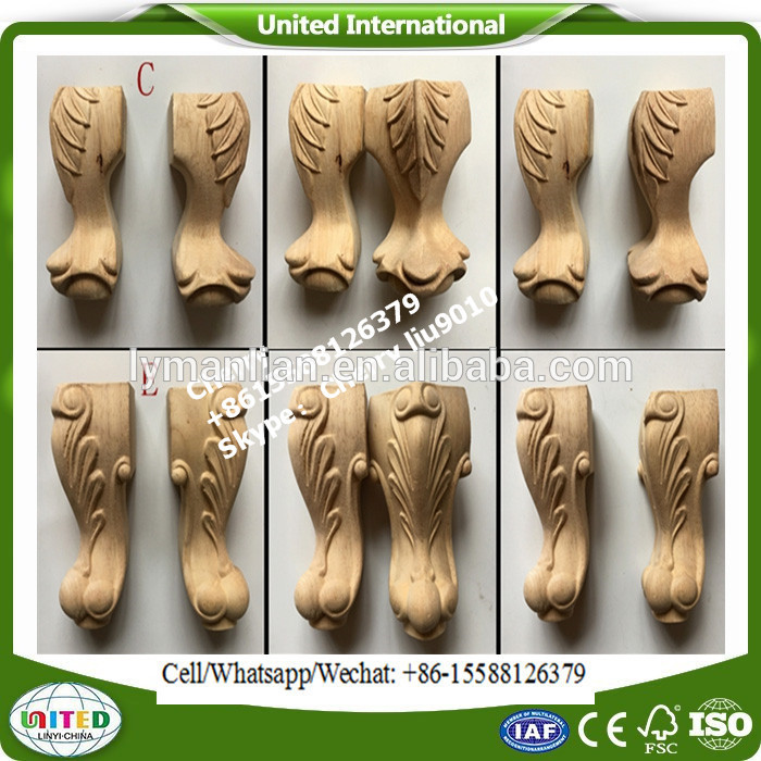 Unfinished wood kitchen island legs furniture feet