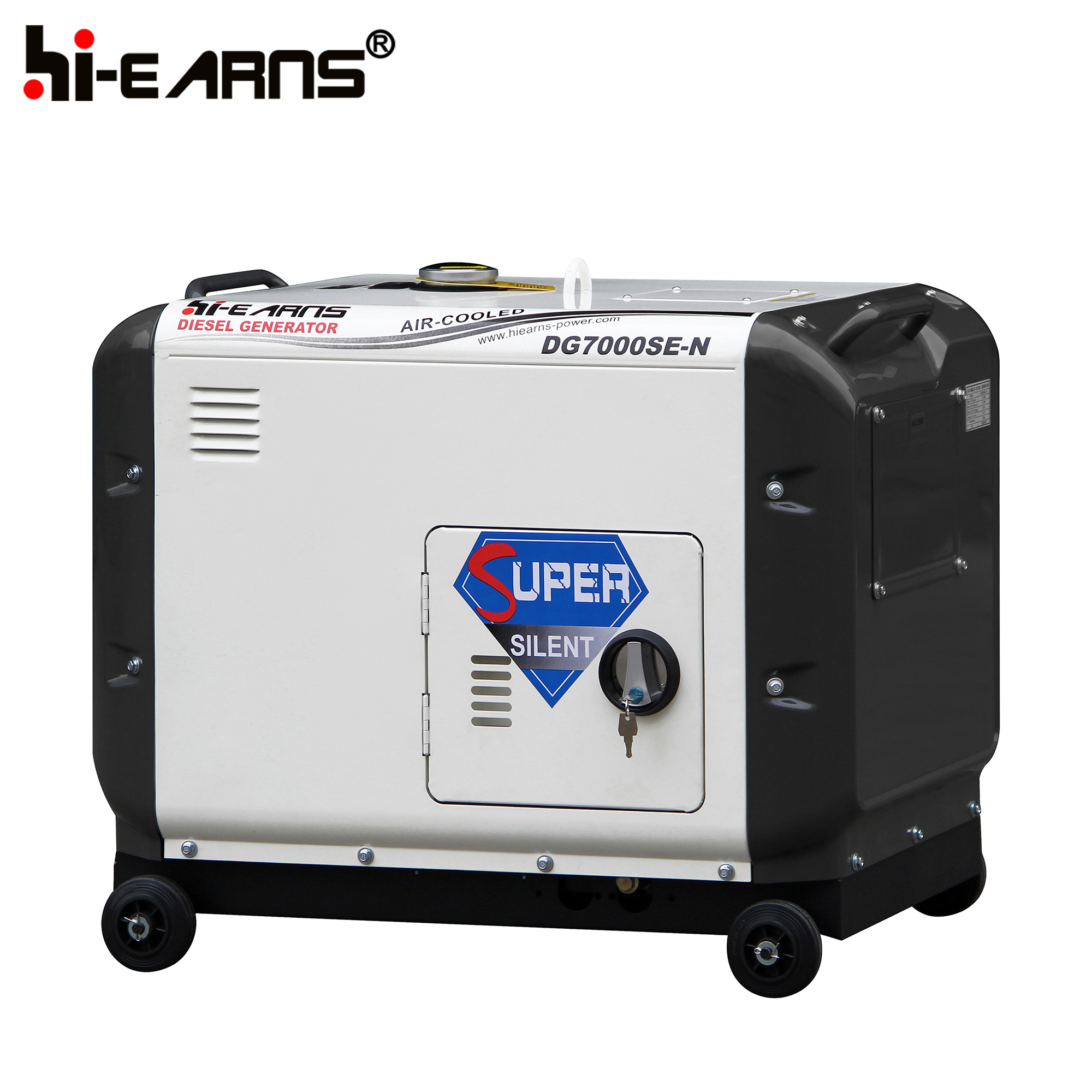 5KW Super silent air cooled portable diesel generator