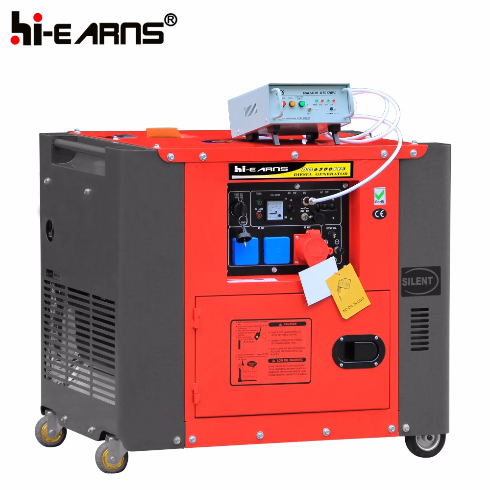 Popular silent model with ATS air-cooled diesel generator