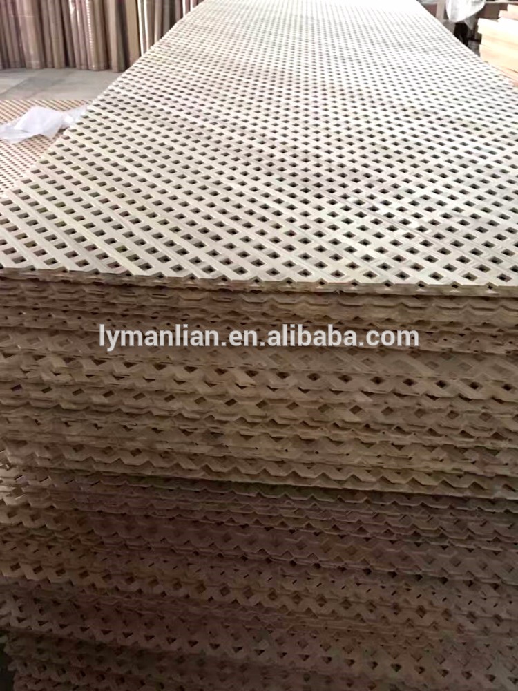 Cabinet door use decorative wood lattice panels