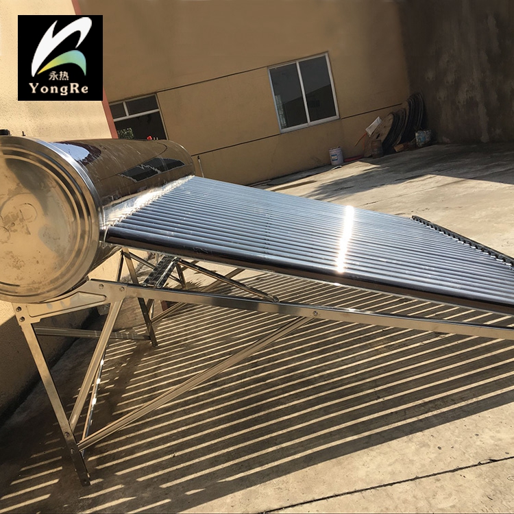 Stainless Steel Unpressurized China Manufacture Solar Water Heater With Water Storage Tanks