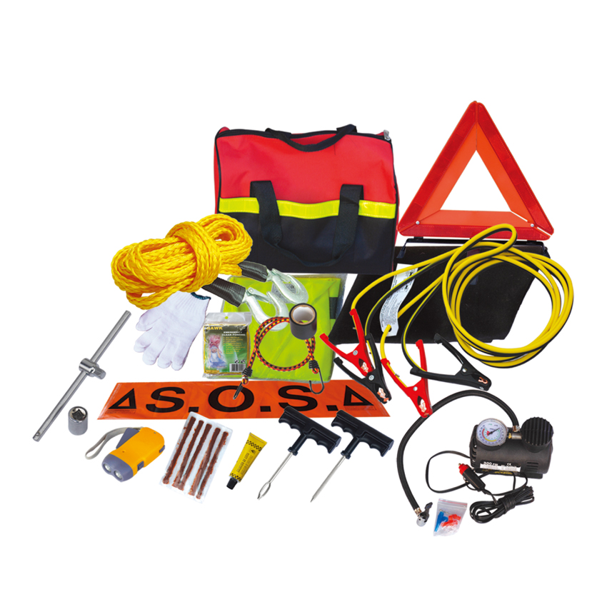 AM051A047 fashion roadside emergency survival kit car emergency tools kit