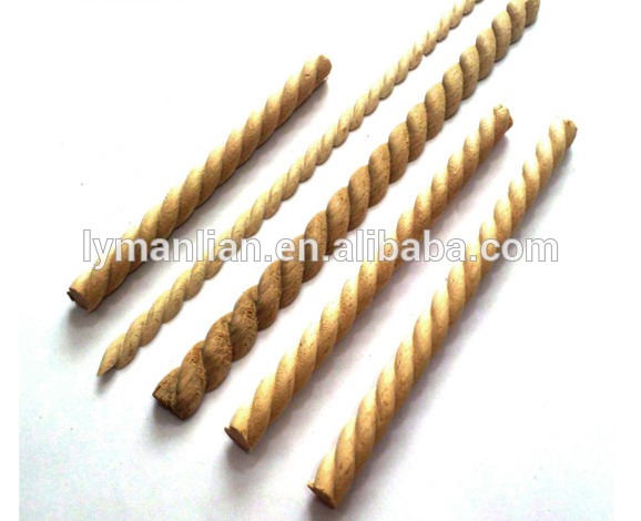 rope design moulding/birch solid wood moulding