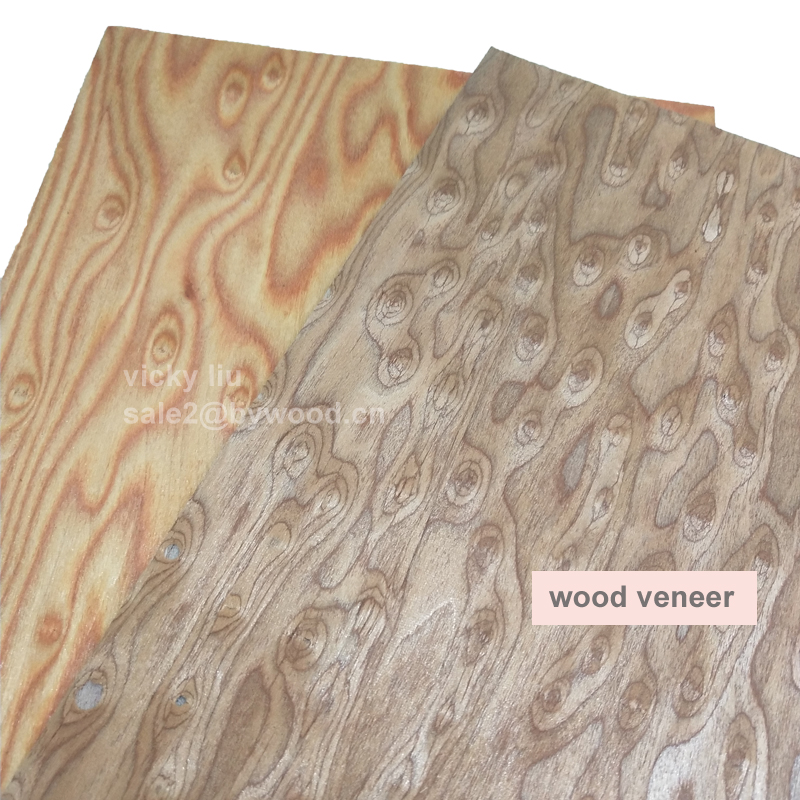 Birds eye brown cat eye artificial wood veneers