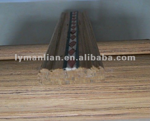 INLAY TEAK WOOD MOULDING FOR HOUSE DECORATION