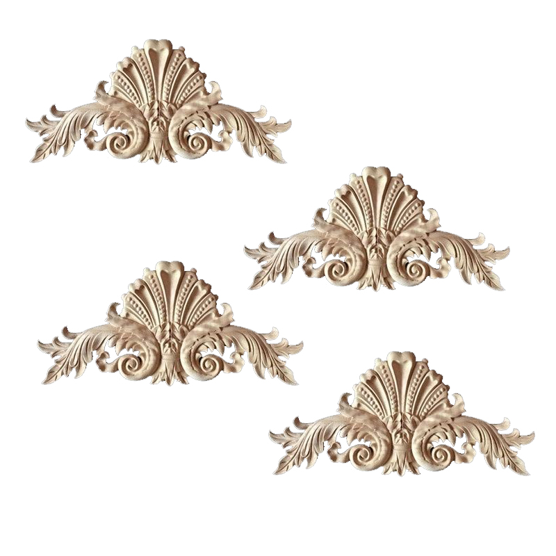 Modern style solid wood Decorative Wood Applique