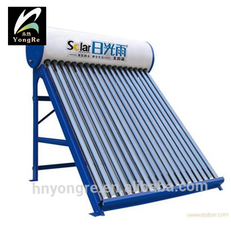 Non pressure solar hot heater with water tank