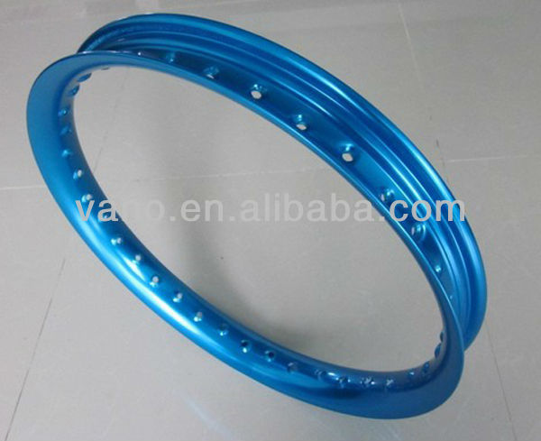 Super Quality Blue Painted 19 inch Motorcycle Alloy Wheel Rims 36 holes WM 19x2.15
