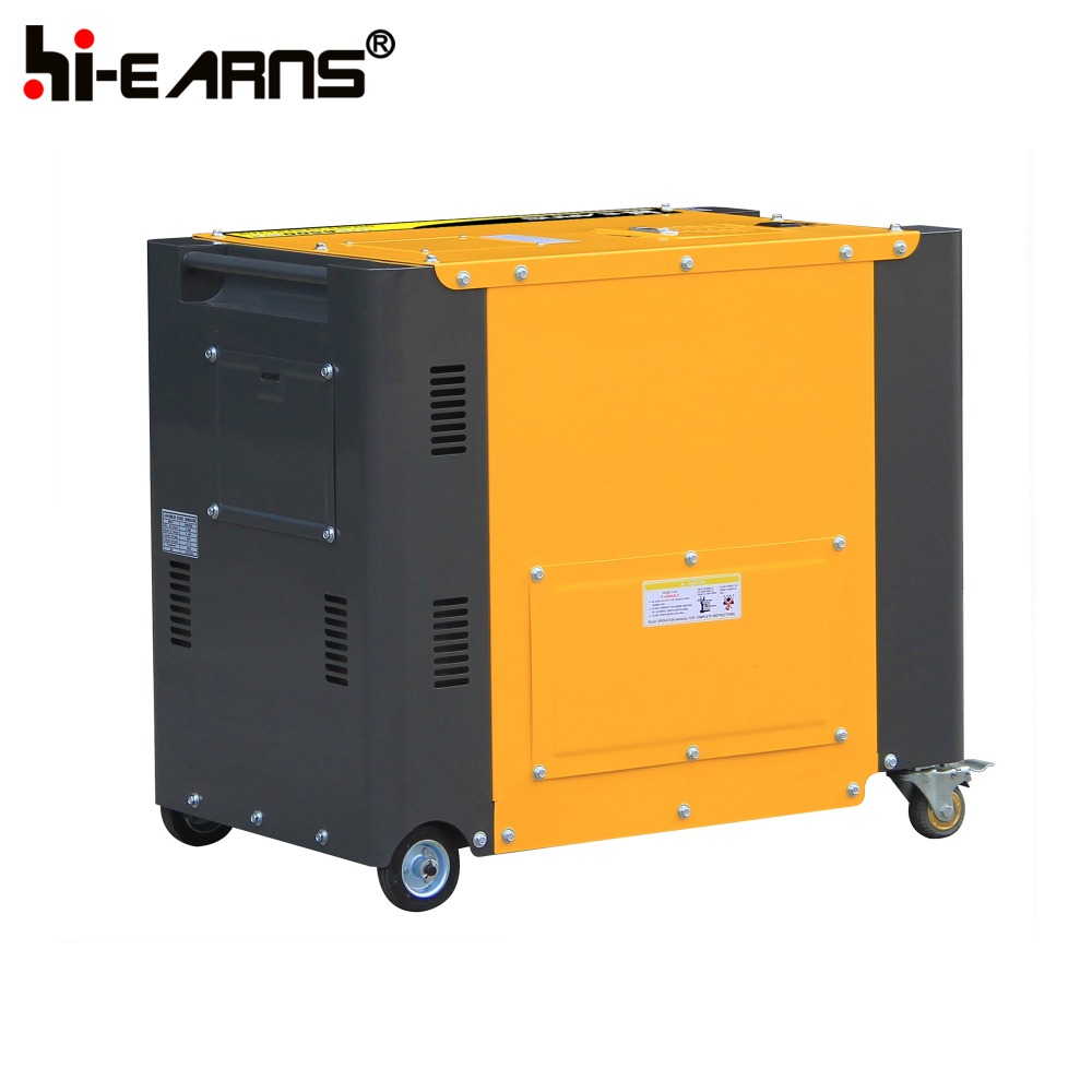 5KW silent single cylinder types home generators price